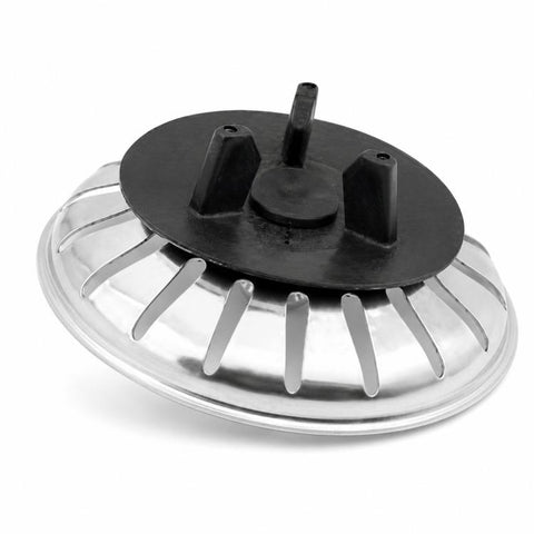 Replacement Sink Strainer Basket For IKEA Older Models 80mm Stainless Steel Kitchen Sink Stopper With 3-Prong Plug