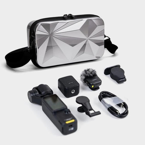 For DJI Osmo Pocket 4P Carrying Case Hard Shell Waterproof Storage Bag With Strap