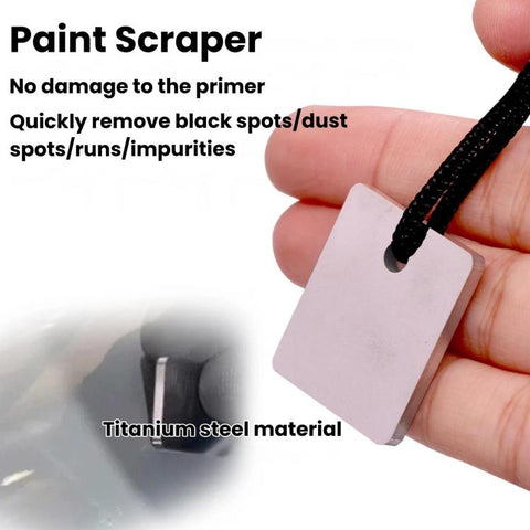 Car Paint Touch-Up Scraper For Paint Removal Sanding & Polishing, Plastic Box