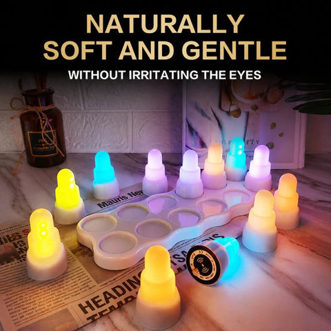 Wireless Inductive Charging LED Electronic Candle Light Christmas Ambient Decor Lamp, EU Plug, US Plug, UK Plug, AU Plug