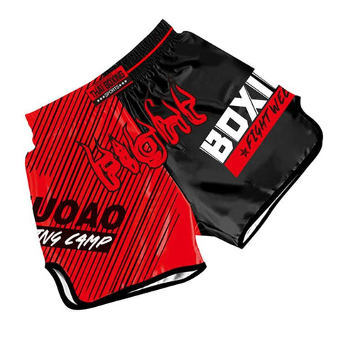 ZhuoAo Muay Thai Boxing Shorts Kickboxing & Sanda Training Fight Shorts For Men & Women, S, M