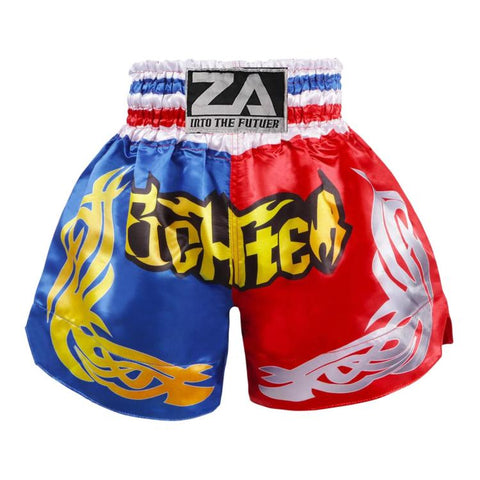 ZhuoAo Muay Thai Boxing Shorts Kickboxing & Sanda Training Fight Shorts For Men & Women, S, M