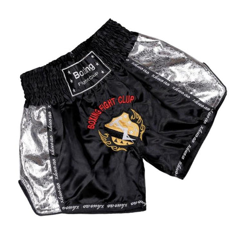 ZhuoAo Muay Thai Boxing Shorts Kickboxing & Sanda Training Fight Shorts For Men & Women, L, XL