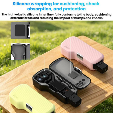 For DJI Osmo Pocket 4P BRDRC Lens Screen Cover Shockproof Case Filter Storage