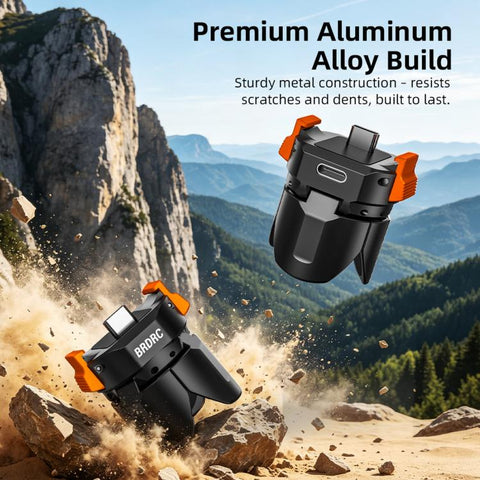 For DJI Osmo Pocket 4P / 4 / 3 BRDRC Charging Magnetic Quick-release Tripod