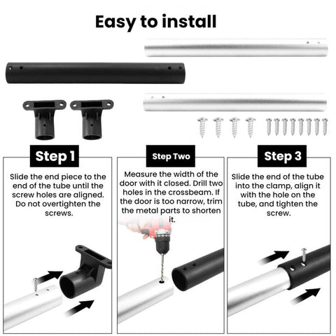 Car Screen Door Round Telescopic Rod Car Door Anti-Slip Handle