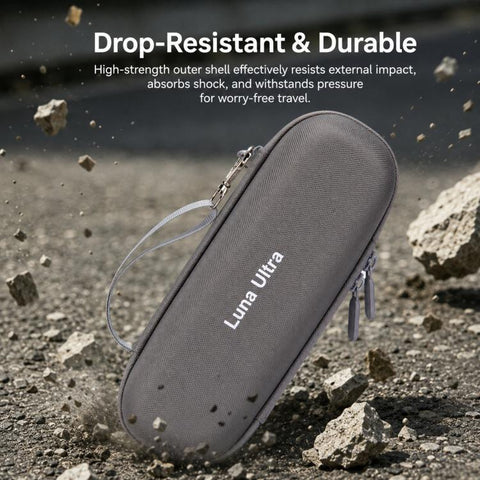 For Insta360 Luna Ultra Carrying Case Portable Hard Shell Storage Bag, Black, Gray, Purple, Pink, With Shoulder Strap Black, With Shoulder Strap Gray, With Shoulder Strap Purple, With Shoulder Strap Pink