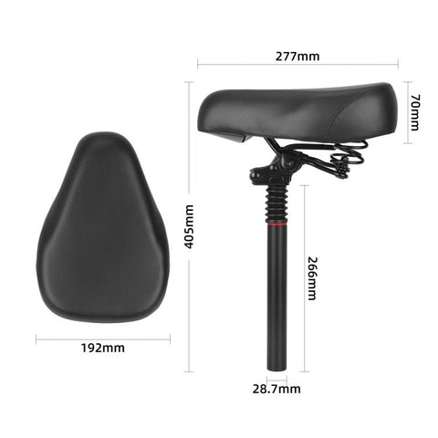 For KuKirin G2 Max Electric Scooter Seat Kit Padded Saddle Complete Assembly Repair Kit