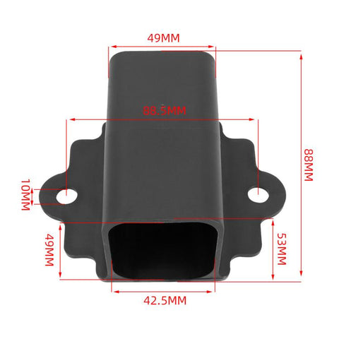 Trailer Emergency Brake Switch With Steel Lanyard 7-pin Trailer Plug Mounting Bracket, CP-5664