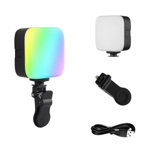 Smartphone Light Portable Mini Pocket Light Outdoor Photography Video LED Lamp, K-05 Dual Temperature, MJ-05 RGB