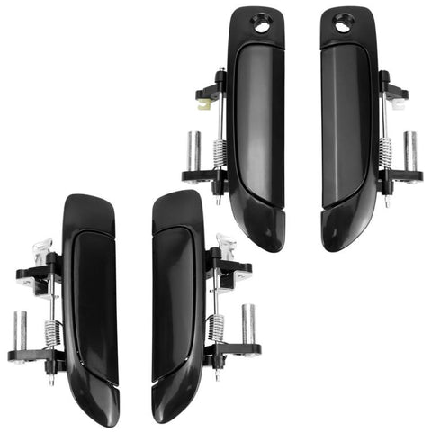 For 2001-2005 Honda Civic Exterior Door Handles, Front Left 72180S5A013FL, Front Right 72140S5A013FR, Rear Left 72680S5A003RL, Rear Right 72640S5A003RR, 4pcs /Set