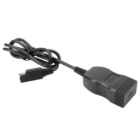 Motorcycle Square Waterproof Charger Digital Display Voltmeter Switch