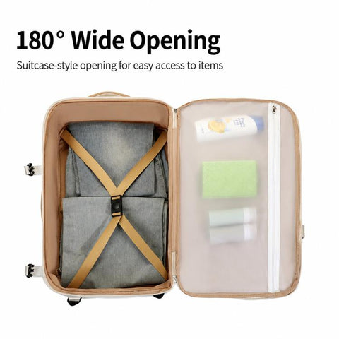 REMOID Travel Business Backpack Water Resistant Carry On Laptop Bag With Luggage Strap