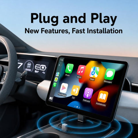 Wireless CarPlay Adapter PCB Board Module For OEM Wired Cars 5.8GHz WiFi & Bluetooth Smart Chip