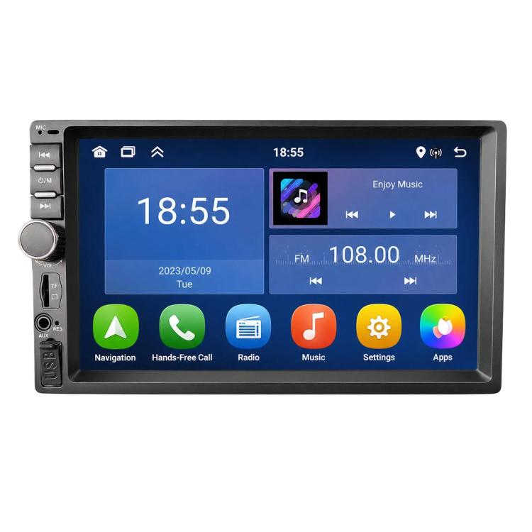 In-Car Navigation Smart Center Console Universal Voice Control, Radio, And Reverse Camera All-In-One Unit, 7 inch TCD-106B, 7 inch TCD-107B