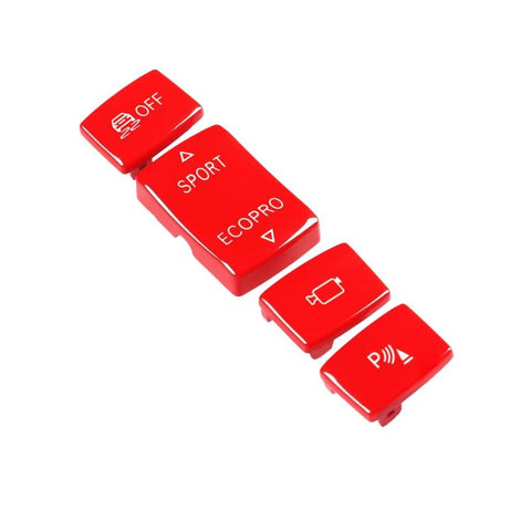 For BMW 1234 Series F Chassis 4pcs /Set Gear Shift Panoramic Camera Reversing Radar Switch Buttons