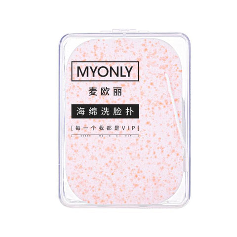 MYONLY Soft PVA Facial Cleansing Sponge with Lanyard and Travel Case Gentle Exfoliating Face Washing Sponge, 15T Seaweed, 15T Pearl, 15T Walnut, 15T Bamboo Charcoal, 15T Wood Pulp, 20T Bayberry, 20T Blueberry, 20T Sweet Orange, 20T Lavender, 20T Green ...