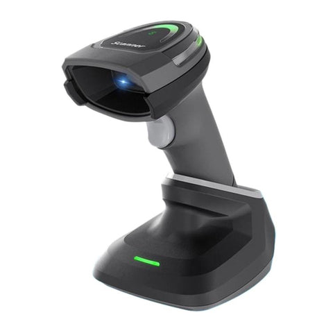 Yokoscan BWHS28 AiPro 2.4G Bluetooth Wireless 2D Barcode Scanner Scanning Gun For Supermarket Logistics & Warehouse, No Base, With Base