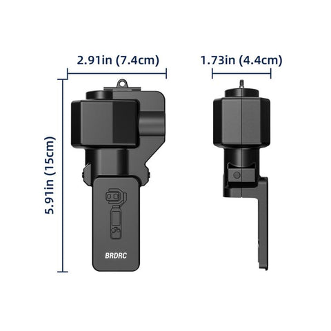 For DJI Osmo Pocket 4P BRDRC Lens Screen Dustproof Semi-Enclosed Protective Case