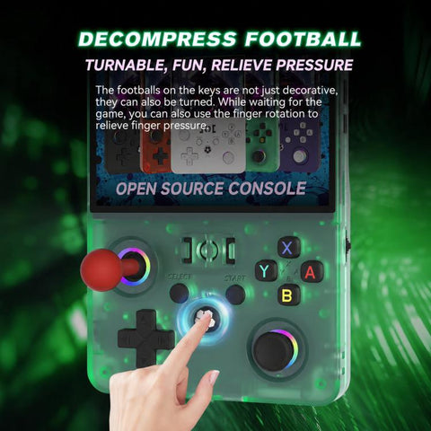R36 MAX2 Retro Handheld Game Console 4.5inch Screen Linux Open Source, 2.4G WiFi Multiplayer, 64G, 128G