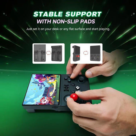 R36 MAX2 Retro Handheld Game Console 4.5inch Screen Linux Open Source, 2.4G WiFi Multiplayer, 64G, 128G