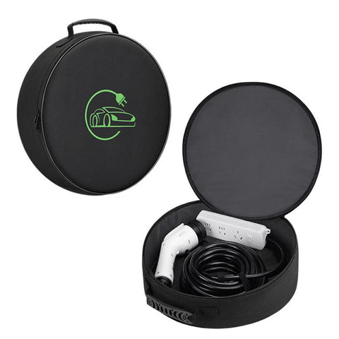 BUBM EV Cable Bag Portable Charger Storage Case Waterproof Organizer For EV Charging Equipment, Square, Round, Rectangular