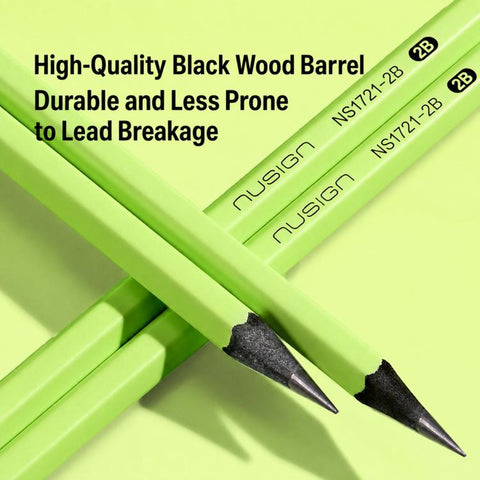 Deli 10 PCS/Pack Student Writing And Drawing Pencils Easy To Sharpen Sketch Pencils, HB, 2B