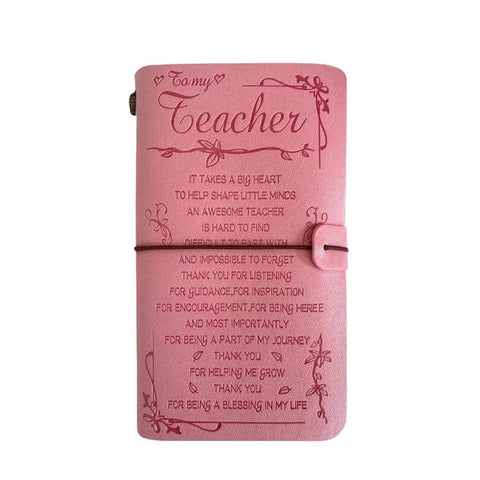A6 Leather Refillable Journal Vintage Travelers Notebook with Engraved Quote, Graduation, To My Goddaughter, To My Son, Brown - To My Mom, Pink - To My Mom, Brown - Dad to Son, Brown - Mom to Son, Brown - To My Wife, Pink - To My Wife                  ...