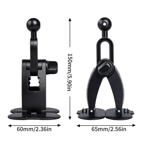 Car Center Console Navigation Fixed Adhesive Base Bracket, Clip Type