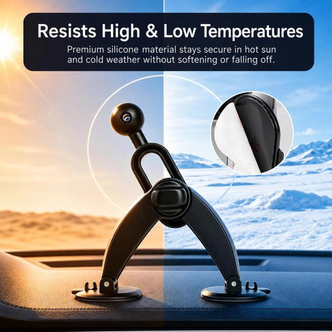 Car Center Console Navigation Fixed Adhesive Base Bracket, Clip Type