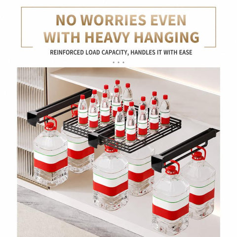 Pull Out Closet Pants Rack Organizer Slide Out Wardrobe Storage Basket, 41cm, 46cm, 51cm, 56cm, Cushioned 41cm, Cushioned 46cm, Cushioned 51cm, Cushioned 56cm