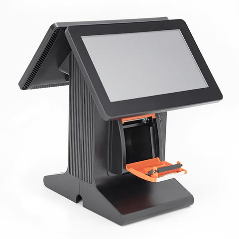 Yokoscan T5 MINI Dual Touch Screen All-In-One Cash Register For Milk Tea Shops Supermarkets, US Plug, UK Plug, EU Plug, AU Plug
