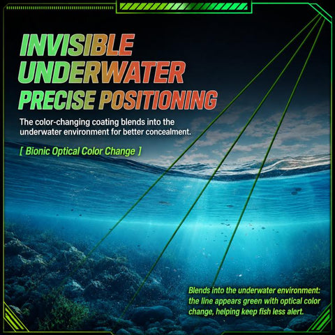 FOXFISH 1000m Color Changing Nylon Fishing Line Wear Resistant Soft Invisible & High Tensile Strength, 3.0#, 3.5#, 4.0#, 4.5#, 5.0#, 6.0#, 7.0#, 8.0#, 9.0#, 10#, 12#