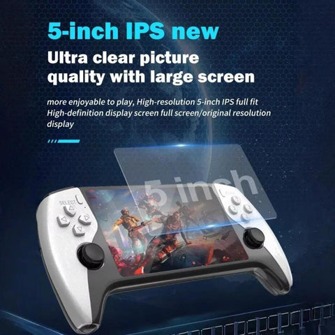 SF3500 Retro Handheld Game Console 5-Inch IPS Sceen with FHD HDMI Output & Keymapping, SF3500