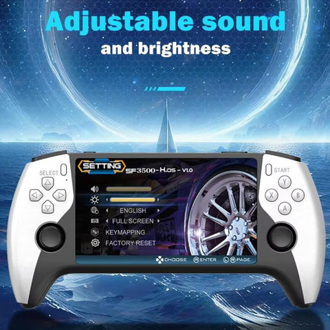 SF3500 Retro Handheld Game Console 5-Inch IPS Sceen with FHD HDMI Output & Keymapping, SF3500