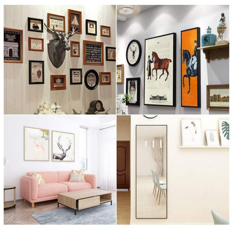 60 in 1 Metal Photo Frame Hook Set Picture Hanging Accessories, 60 in 1