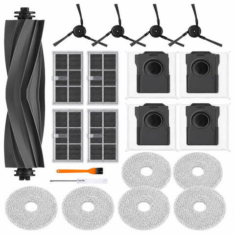 Replacement Accessories Kit For Dreame X40 Pro / X40 Ultra / L40 Ultra / S30 Pro Ultra Robot Vacuum Cleaners, 11 In 1, 13 In 1, 17 In 1, 18 In 1, 19 In 1, 21 In 1, 22 In 1