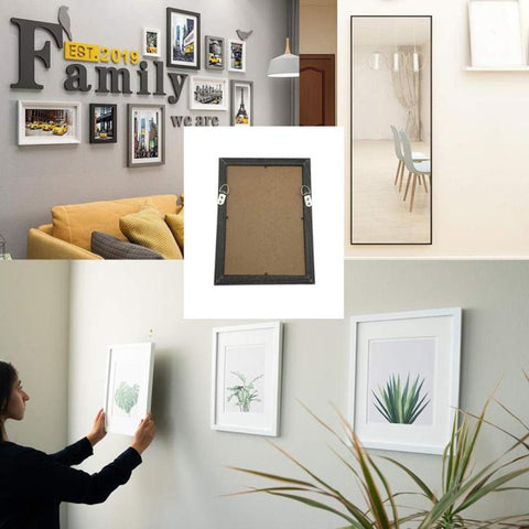 Sawtooth D-Ring Picture Frame Hooks For Paintings Photos Artworks Home Decoration, 270 in 1