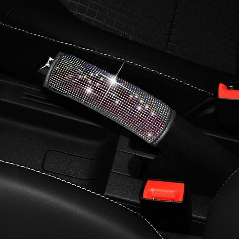 Bling Rhinestone Car Handbrake Cover Sparkly Crystal Emergency Brake Lever Protector