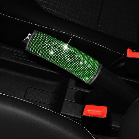 Bling Rhinestone Car Handbrake Cover Sparkly Crystal Emergency Brake Lever Protector