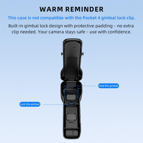 For DJI Osmo Pocket 4 / 3 BRDRC Integrated Lens Screen Protector