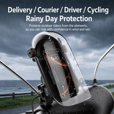 Motorcycle & Electric Scooter Phone Mount With Sunshade Rainproof Cover, ZYM-MT, ZYM-MTC, ZYM-MTH, ZYM-MTHC, ZYM-DC