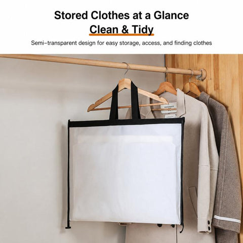 Foldable Wedding Dress Garment Bag Breathable Waterproof Suit Cover, 60x180cm