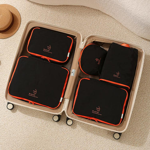 5 Piece Travel Packing Cubes Set Lightweight Water-Resistant Luggage Organizer Bags for 26 Inch Suitcases