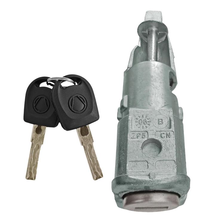 For Skoda Car Door Lock Cylinder With Keys 1Z0837167C 6Y0898167E, 1Z0837167C