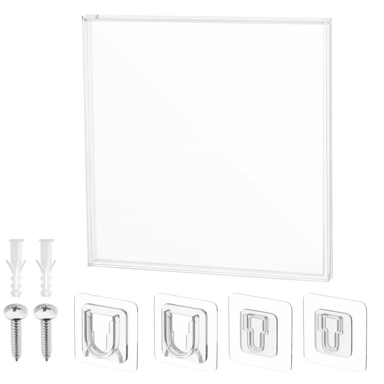 7 inch Vinyl Record Frame Clear Acrylic Wall Mount Storage Box Display Shelf Holder, 7 inch Vinyl Shelf
