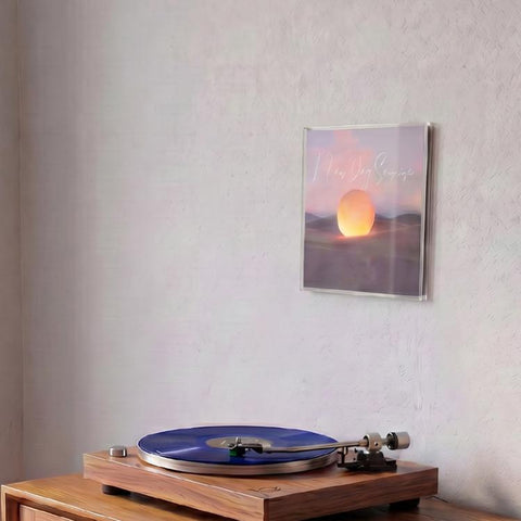 7 inch Vinyl Record Frame Clear Acrylic Wall Mount Storage Box Display Shelf Holder, 7 inch Vinyl Shelf