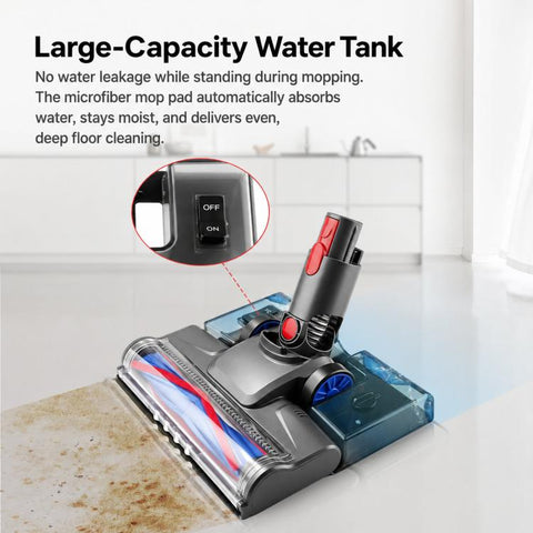 Motorized Cleaner Head For Dyson V7 V8 V10 V11 V15 Vacuum Direct Drive Floor Brush Head, With Water Tank, Without Water Tank