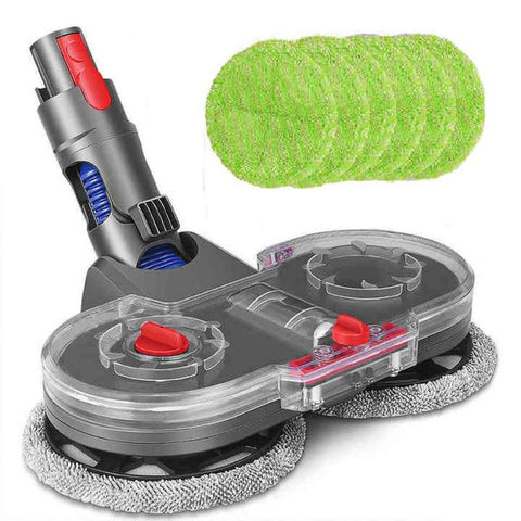 X001 Mop Head Attachment For Dyson V7 V8 V10 V11 Dual Spin Cleaner with 6 Microfiber Pads, For Dyson V7 -V11 Pink, For Dyson V7 -V11 Green, For Dyson V7 -V11 Blue