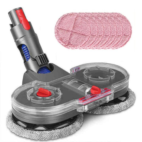 X001 Mop Head Attachment For Dyson V7 V8 V10 V11 Dual Spin Cleaner with 6 Microfiber Pads, For Dyson V7 -V11 Pink, For Dyson V7 -V11 Green, For Dyson V7 -V11 Blue